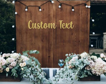 Custom Banner, Your Custom Text Banner, Personalized Banner, Graduation Banner, Birthday Banner, Bridal Shower Banner, Wedding Banner!