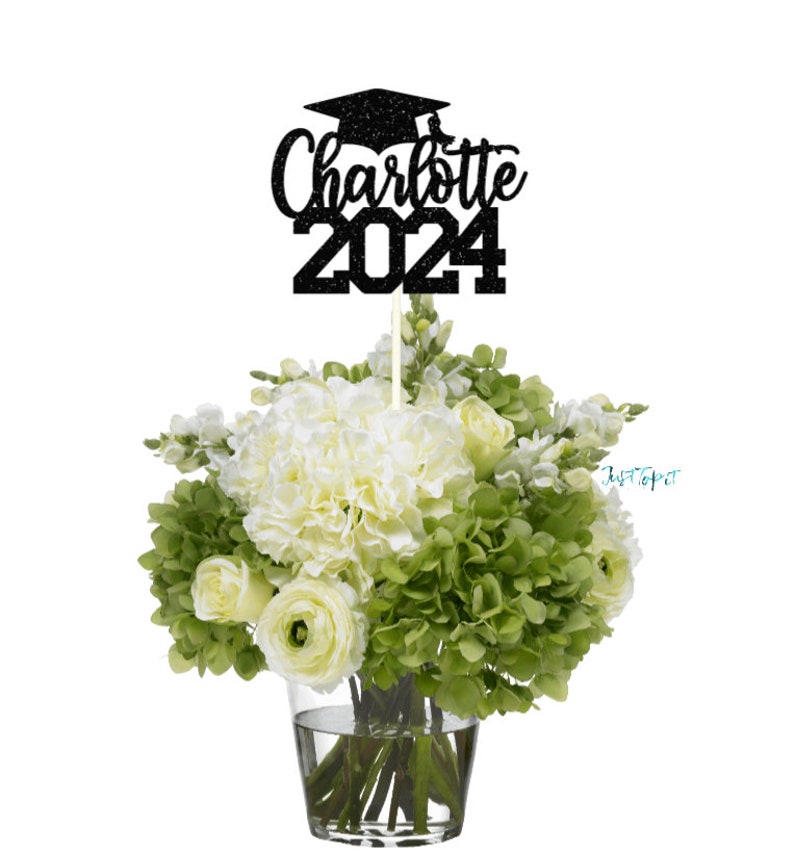 2024 Graduation Centerpiece, 2024 Centerpiece, Class of 2024, Custom Name 2024, Graduation, Graduation centerpiece, Senior 2024 image 2