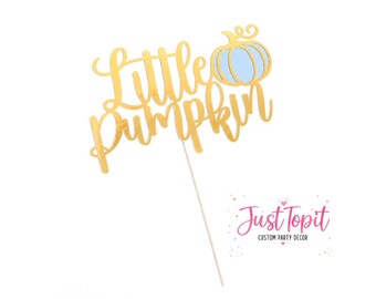 Little Pumpkin Cake Topper, Sweet Little Pumpkin 1st Birthday, Our little pumpkin is Turning One, Autumn Cake, Fall Themed Party!