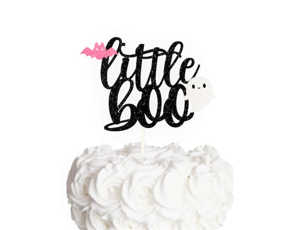 little boo cake topper, little boo baby shower, little boo birthday, ghost baby, fall baby, little boo is almost due, Halloween baby