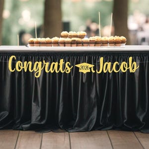 Custom congrats graduation banner, Graduation Garland, Graduation 2026, Graduate Gift, Personalized Name Grad Banner, Class of 2026 sign image 7