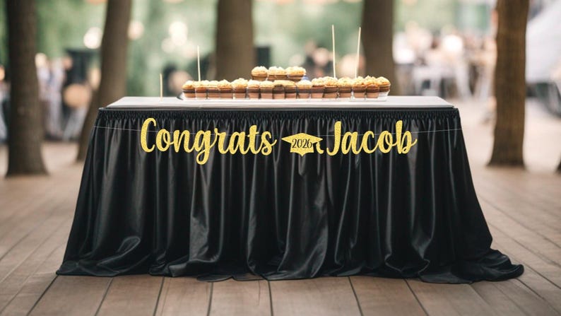 Custom congrats graduation banner, Graduation Garland, Graduation 2026, Graduate Gift, Personalized Name Grad Banner, Class of 2026 sign image 7