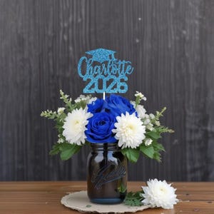 2026 Graduation Centerpiece, Class of 2026, Custom Name 2026, Personalized Graduation 2026 centerpiece, Graduation table decor image 9