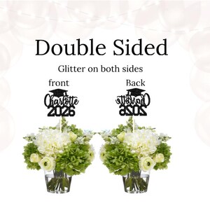2026 Graduation Centerpiece, Class of 2026, Custom Name 2026, Personalized Graduation 2026 centerpiece, Graduation table decor image 5
