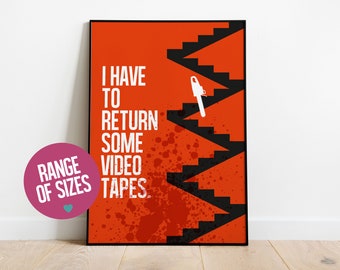 American Psycho Movie Poster, Patrick Bateman Quote Art Print