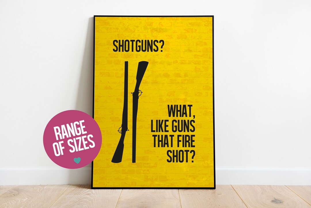 Lock Stock and Two Smoking Barrels Print, Alternative Movie Poster