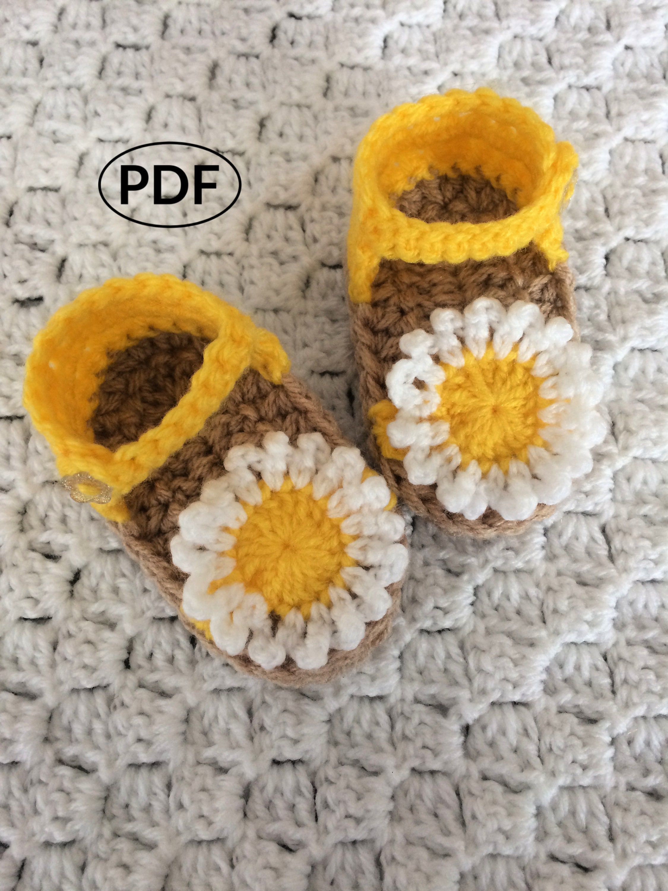PDF Pr 3m Crochet Baby Sandals Instant Download Crochet Baby Pattern Summer Sandals Baby Shoes Baby Flip Flops Easy Crochet Pattern Etsy Canada