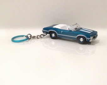 1967 Olds 442 Rocket Collectors Keychain Rare Double SidedOldsmobile Cutlass