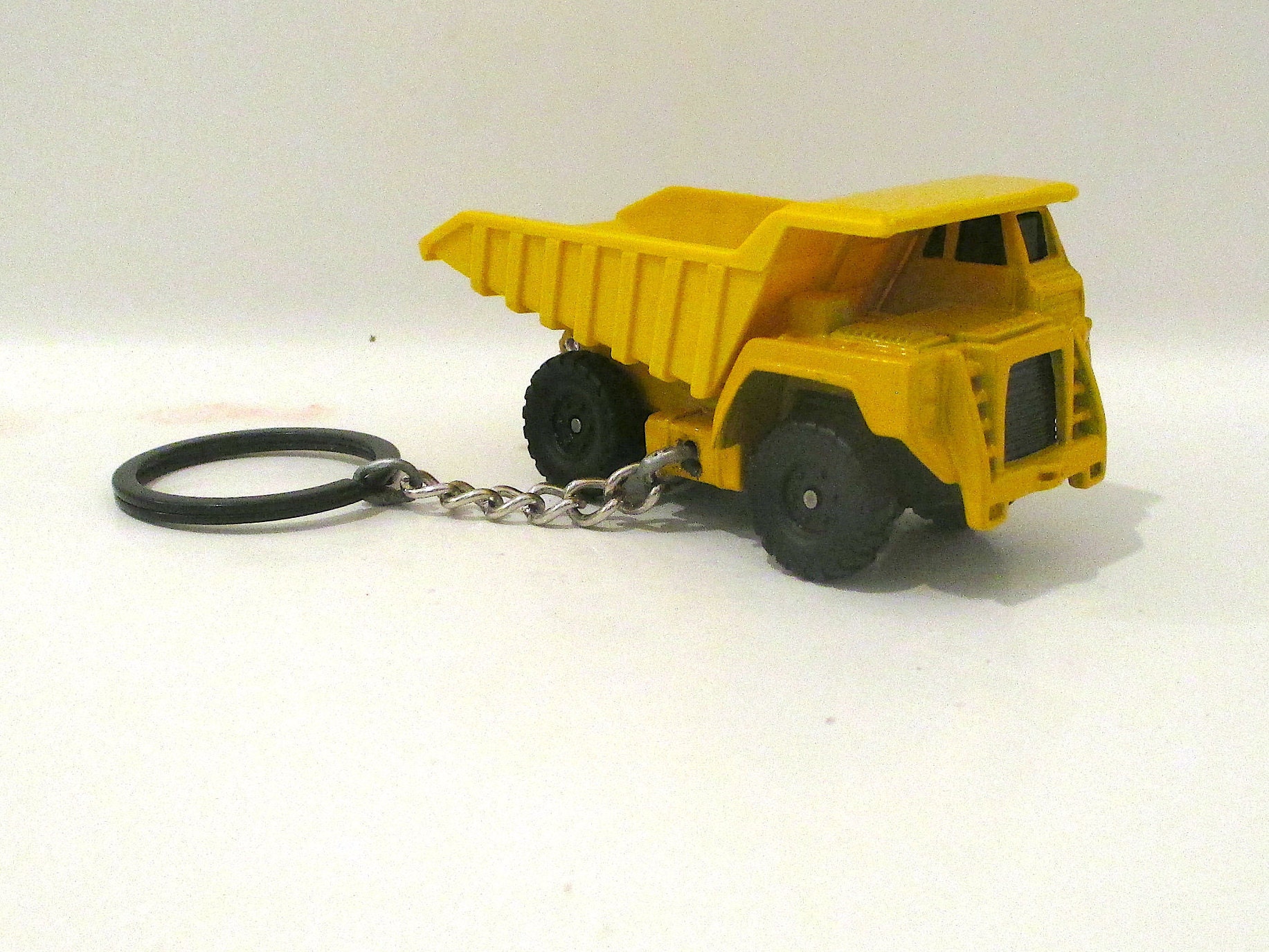 Dump Truck keychain Heavy Equipment truck key ring Mines Etsy