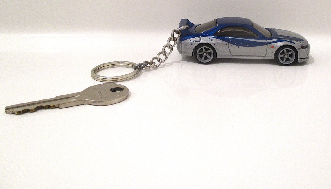 Nissan keychain sports car keychain Cute Car keychain Car Etsy