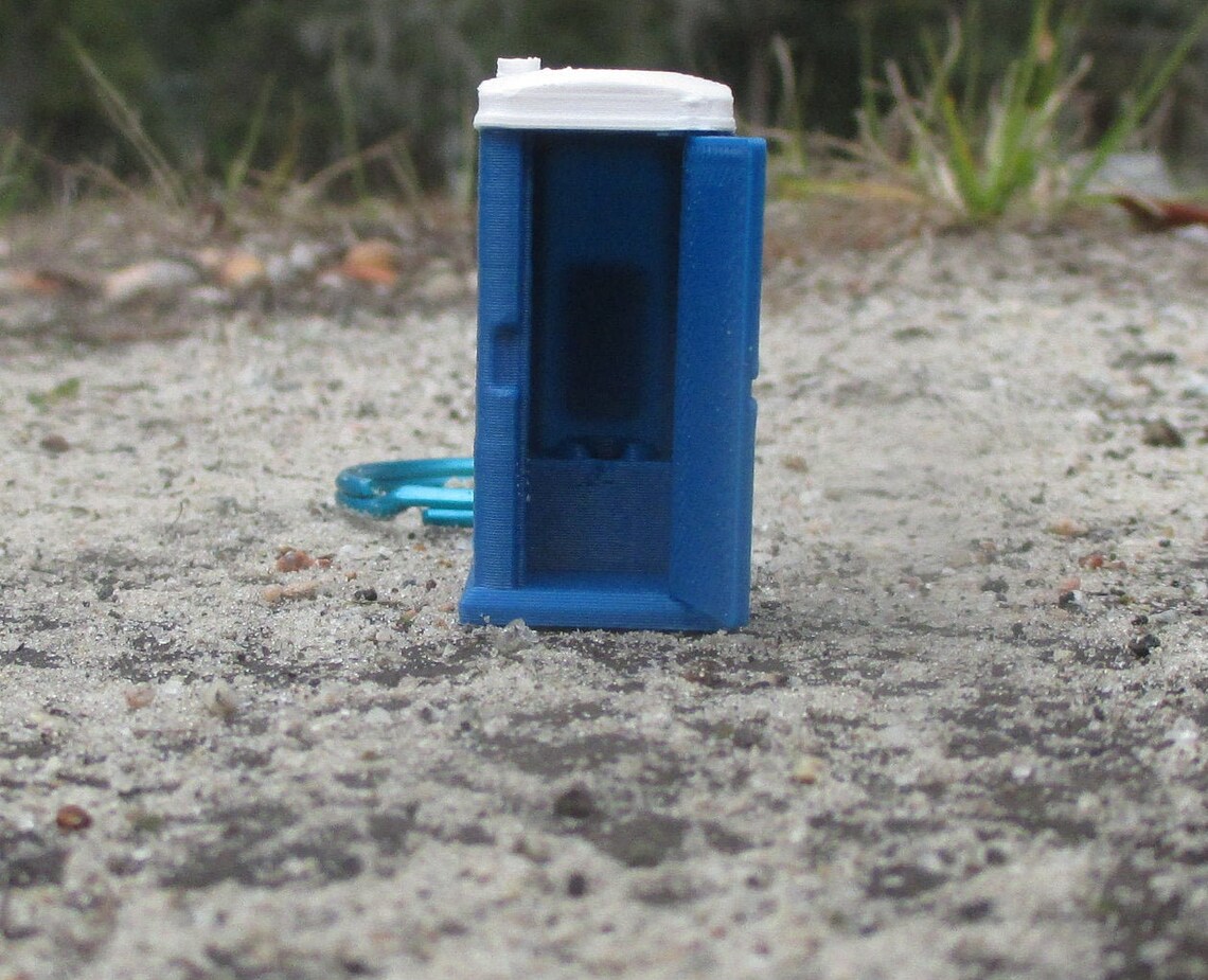 Porta Potty Keychain Portable Restroom Portable Toilet Key Etsy UK