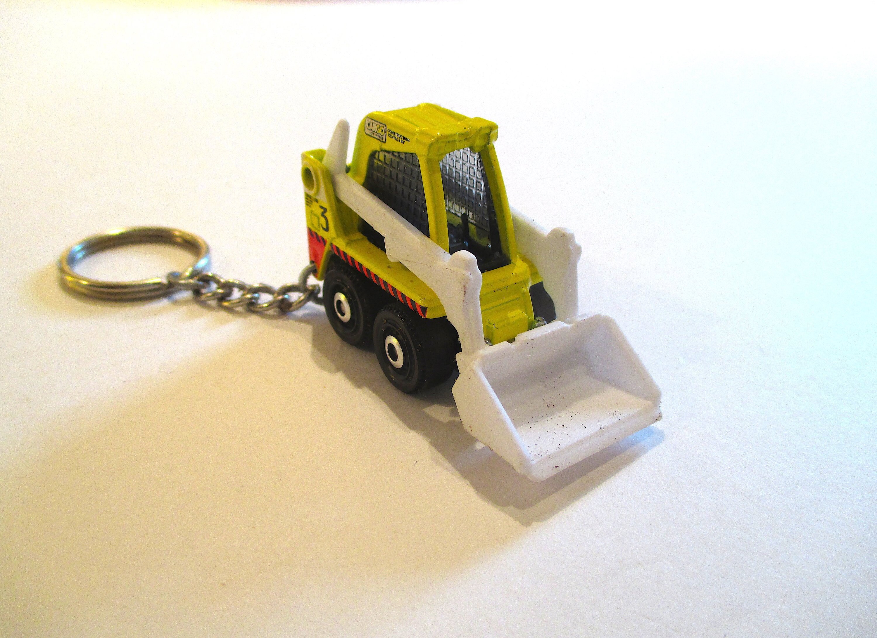 Bobcat keychain Construction keychain Skidster Bobcat gift Etsy