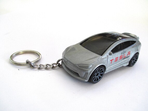 Tesla Model X Keychain Electric Car Die Cast Model Keychain Sports Car Mens Or Womens Keychain