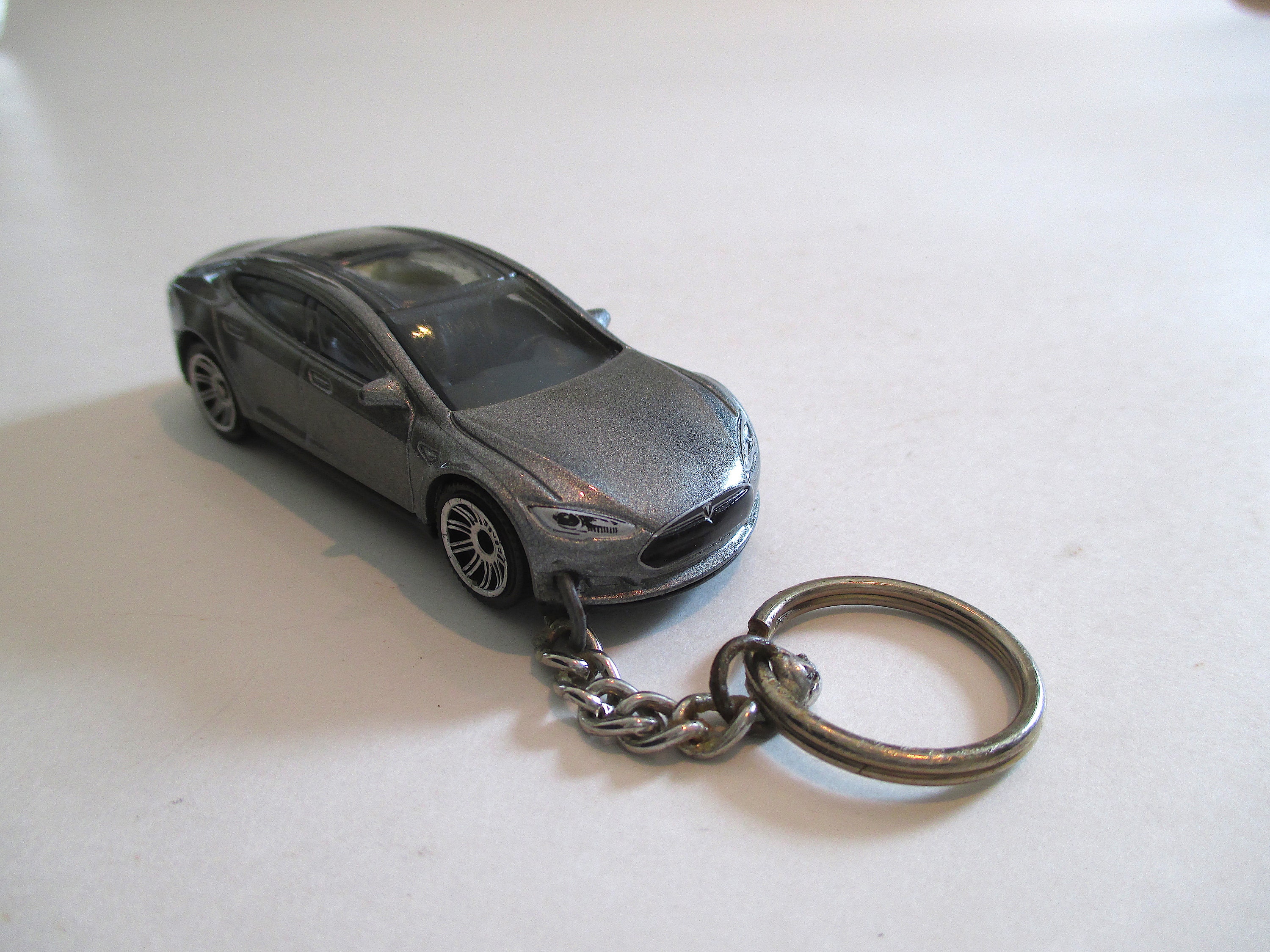 Tesla Model S keychain Electric Car Keychain Die Cast Sports Etsy