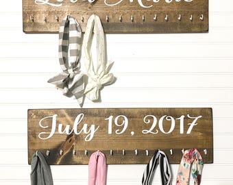 bow holder for baby girl