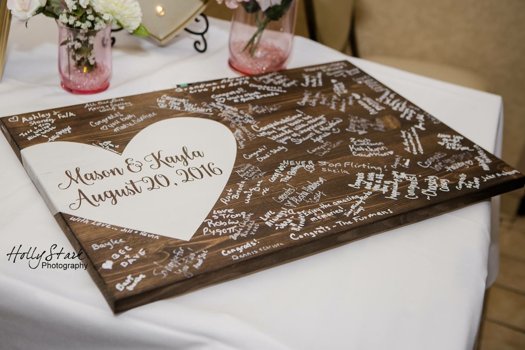 Alternative Wedding Guest Book, Wood Guest Book, Wedding Decor, Guest