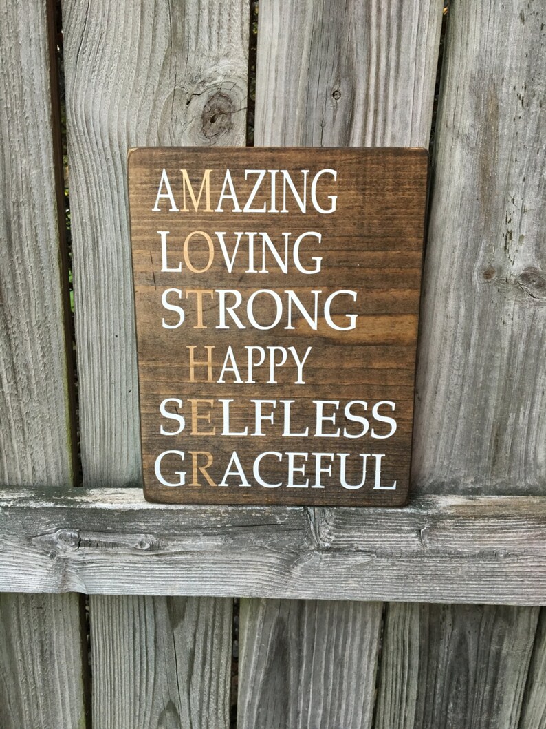 Gifts For Mom Gift Wood Signs Mother Image 0