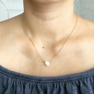 Pearl necklace, fresh water pearl necklace, june birthstone necklace, dangle pearl necklace, dangle necklace, bridesmaids necklace