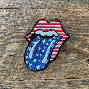 America Tongue Embroidered Patch