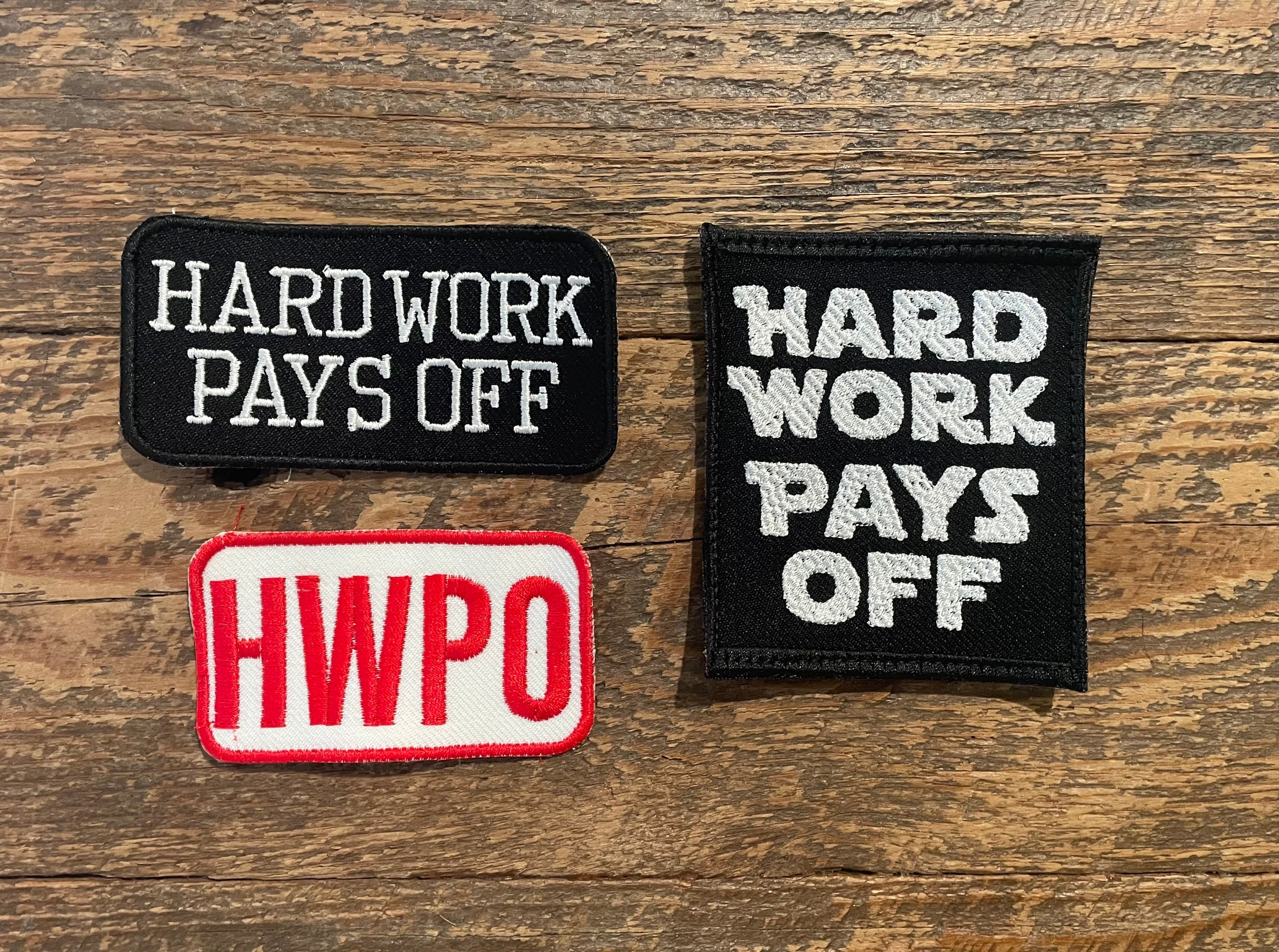 Hard Work Pays Off Patch Etsy Hard Work Pays Off Patch Etsy
