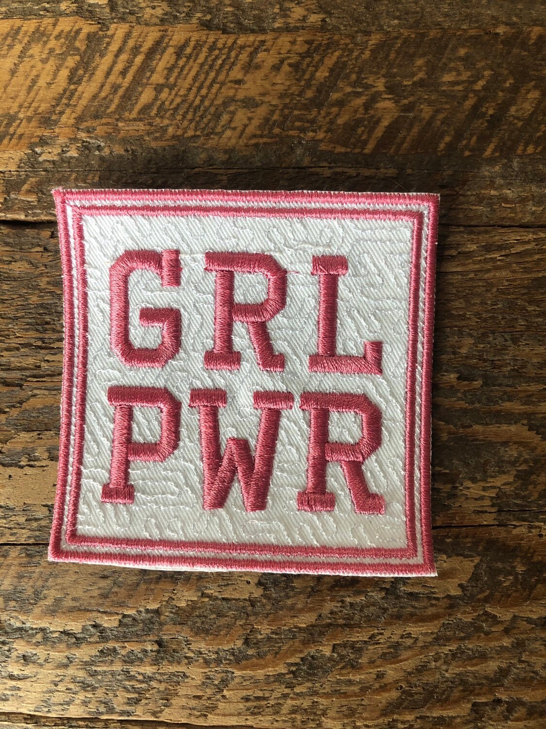 Girl Power Patch Hook Attached Etsy