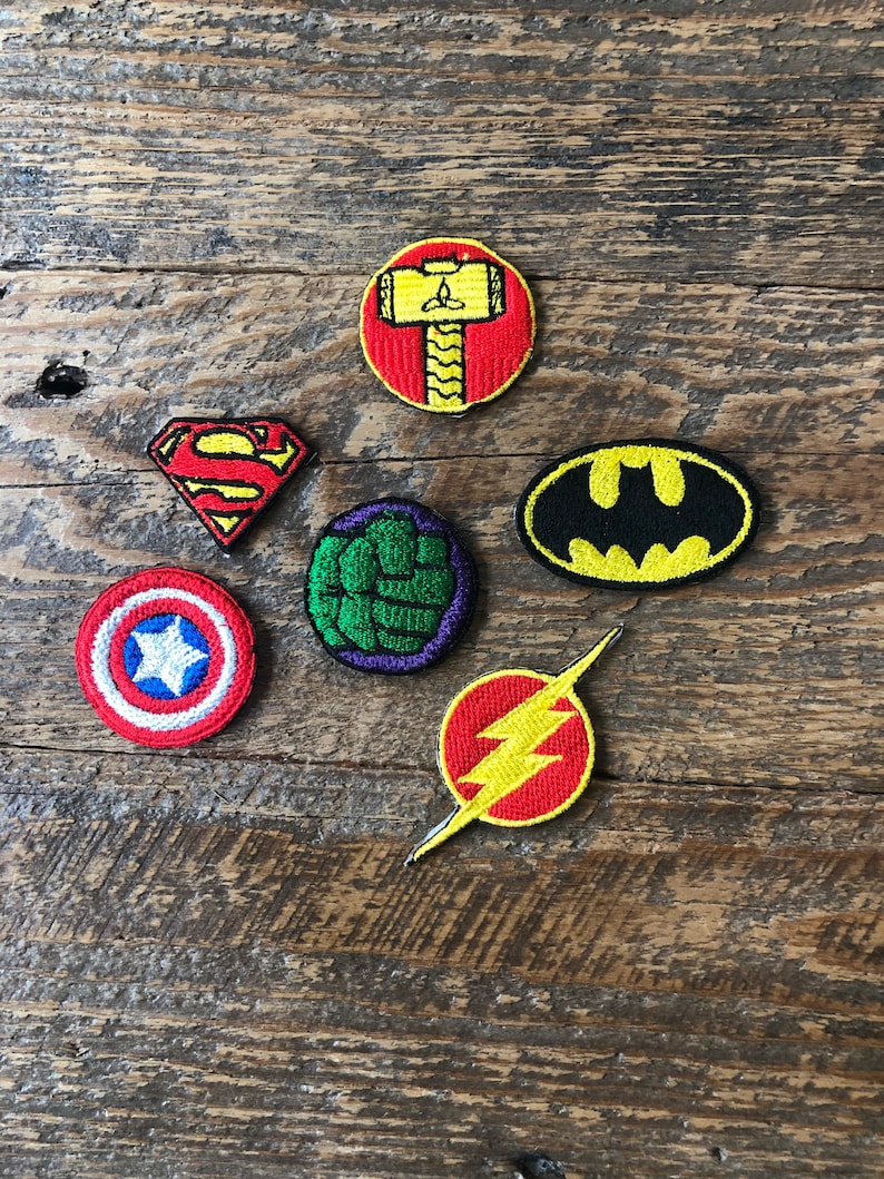 Superhero Patches Etsy