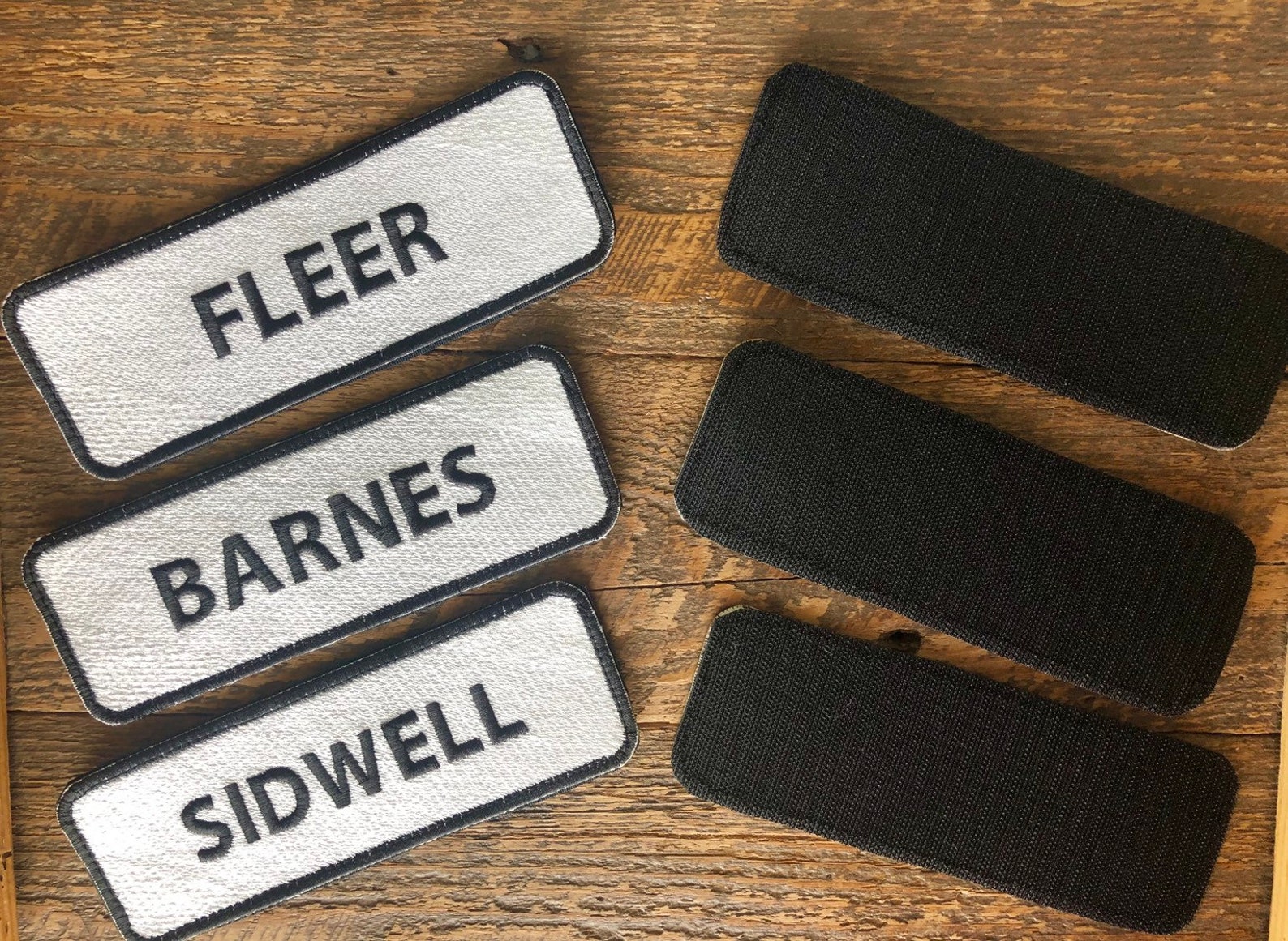 Custom Name Tape Patch With HOOK Etsy Norway