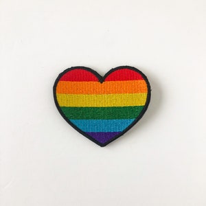 Rainbow Heart Patch