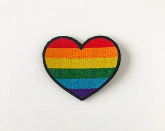 Rainbow Heart Patch