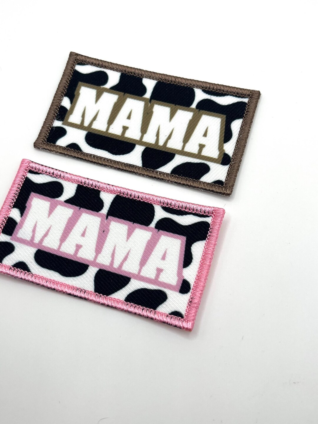 Cow Print Mama Patch - Etsy