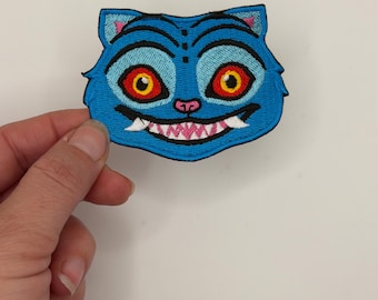 Écusson brodé tigre bleu clair | Kpop | Tigre | repasser | crochet | Coudre | Ados