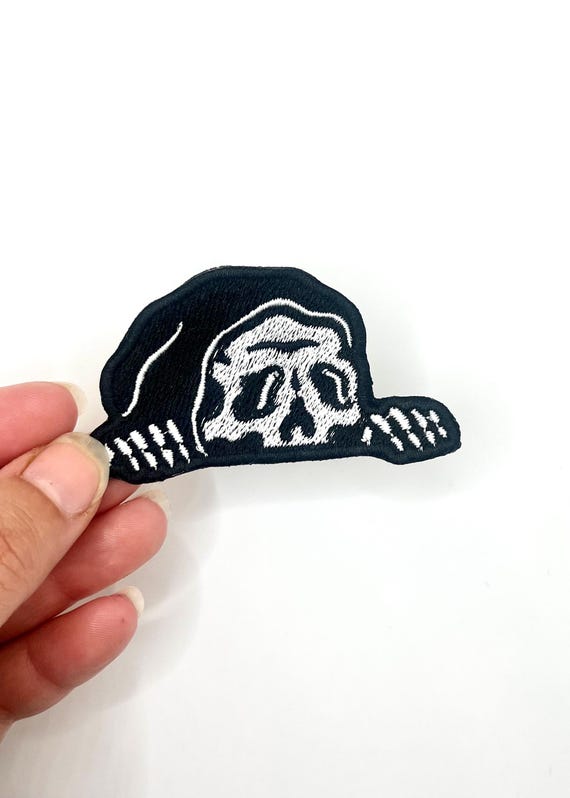 Grim Reaper Creeper Patch | Halloween | Spooky | Sew on | Iron on | hat patch