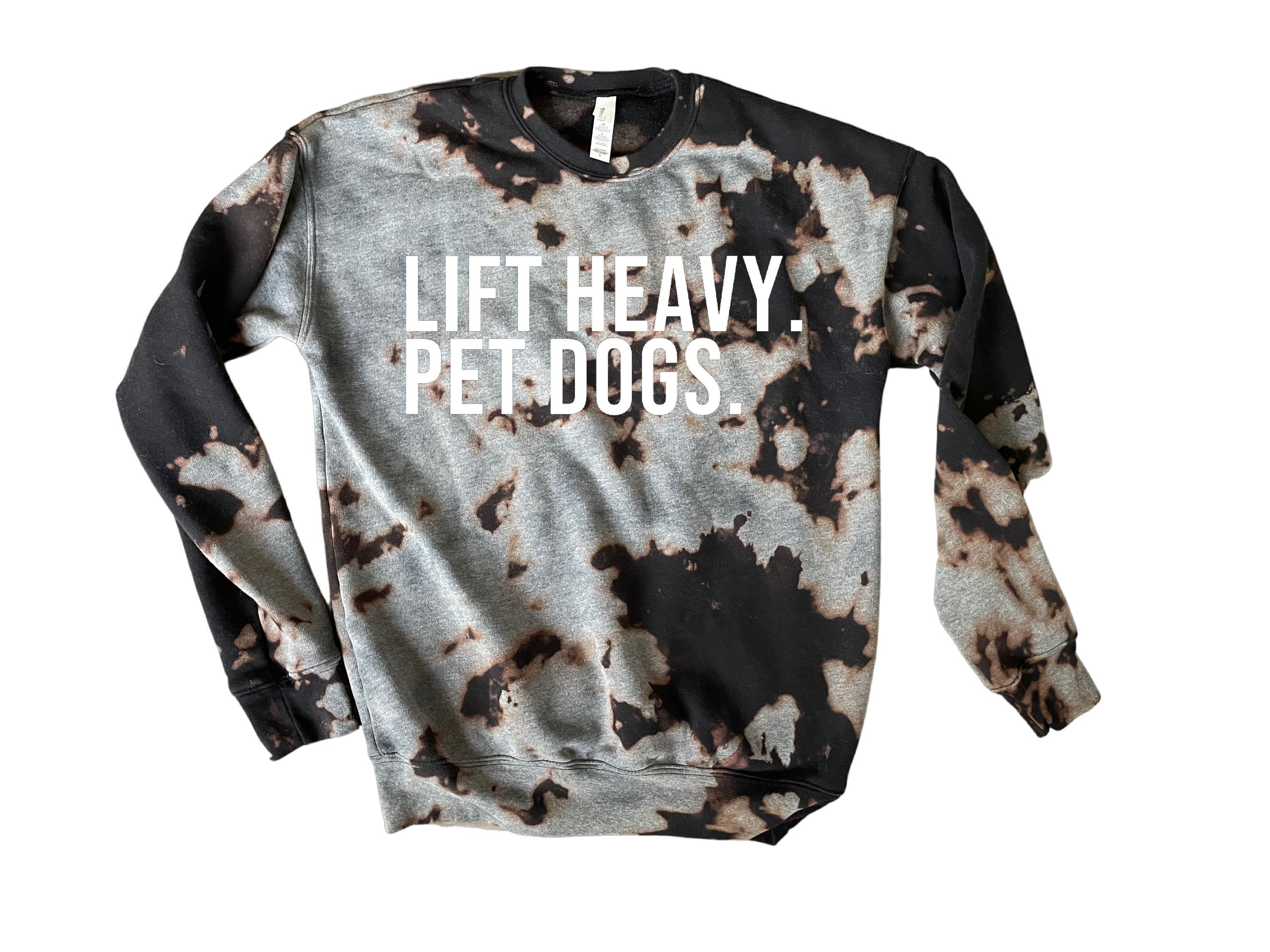 T-shirt Funny 'Lift Heavy Pet Dogs' – Cadeau Original Pour Haltérophile