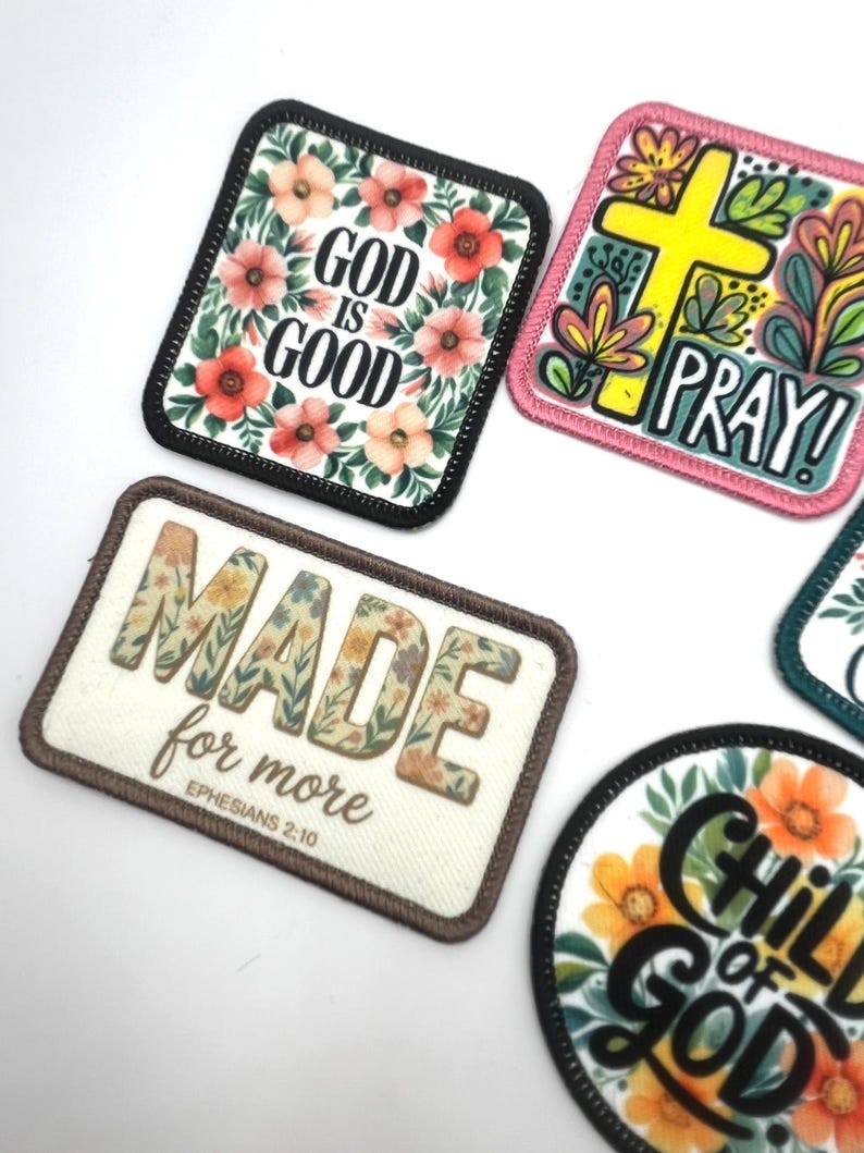 Faith Based Patches | Sublimation | Printed Patch | Sew on | Iron on ...