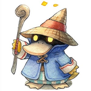 Psyduck mago negro