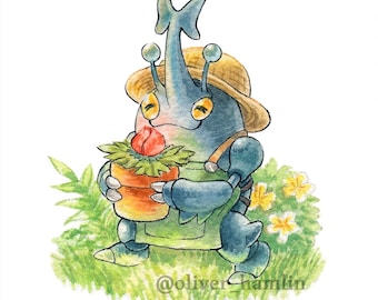 Heracross Gardener