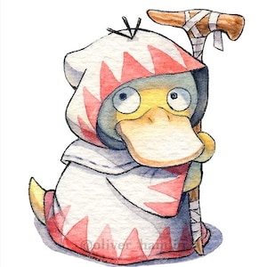 Psyduck mago blanco