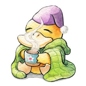 Psyduck de cacao acogedor