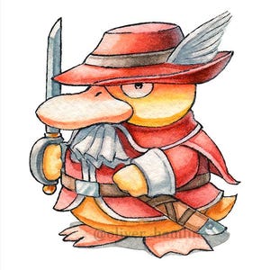 Psyduck mago rojo