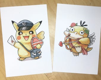 Valentines Postcard Print