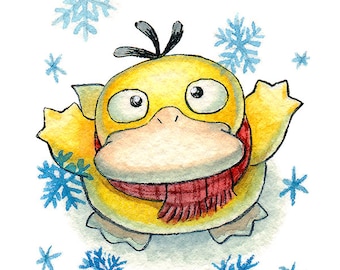 Snowy Psyduck