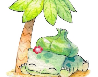 Summer Bulbasaur