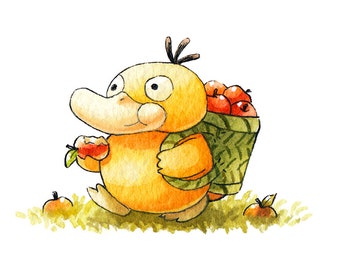 Apple Pickin&#39; Psyduck