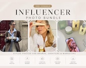 100+ Influencer Stock Photos Bundle | Luxury Lifestyle Content Pack | Diverse Women Aesthetic Photos | PLR MRR Content | Instagram Branding