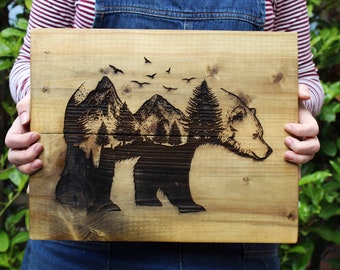 Wood Burning Art Etsy