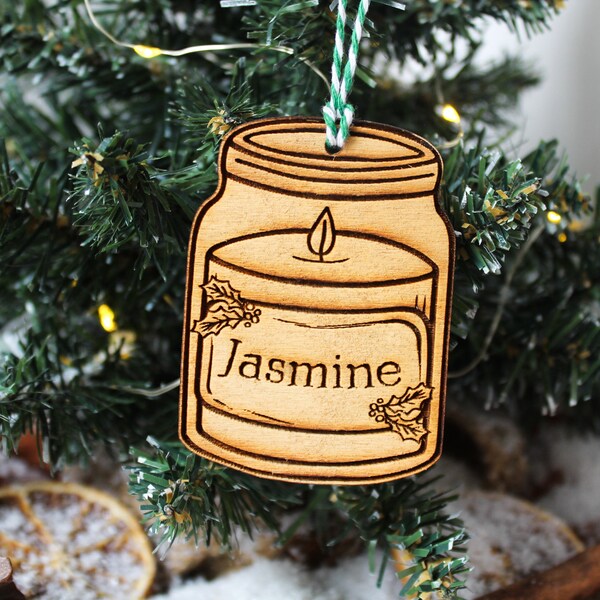 Rustic Wood Candle Etsy