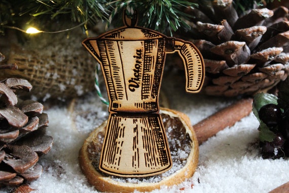 クリスマスオーナメントハウスコーヒーショップ