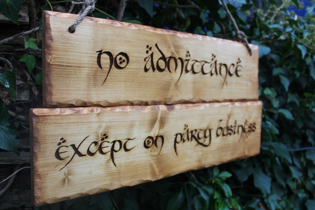 No Admittance Except on Party Business Sign, Decorative ... -... Houten bord Geen toegang behalve op feestzaken - SHEIN Nederland getDigital Wooden Sign No Admittance except on Party Business -... .nl