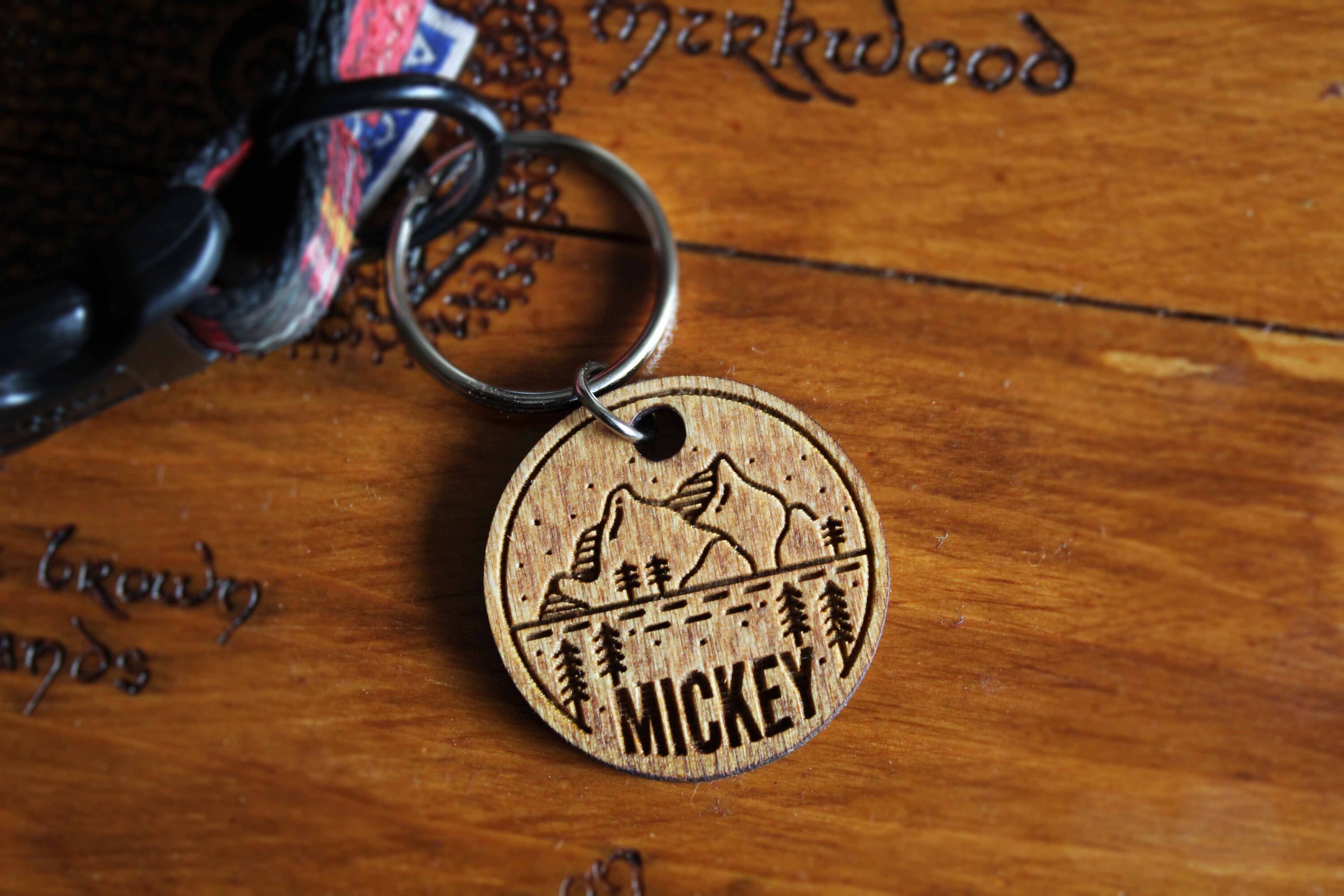 Personalised Pet Tag, Wood Pet Tags, Gift for Animal Lovers, Gifts