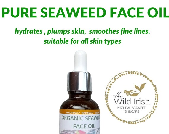Pure Seaweed FACE Oil. Organic Seaweed from the West Coast of Ireland. Natural & Organic Ingredients. Preservative Free.